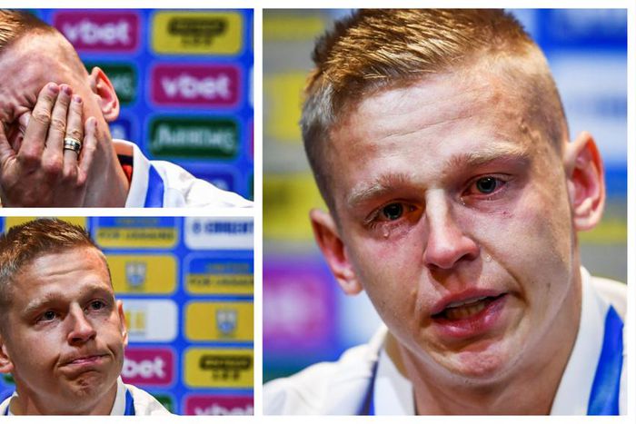 Manchester City star Oleksandr Zinchenko in tears over war in Ukraine