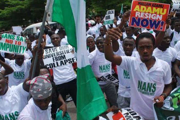 NANS protest ASUU strike