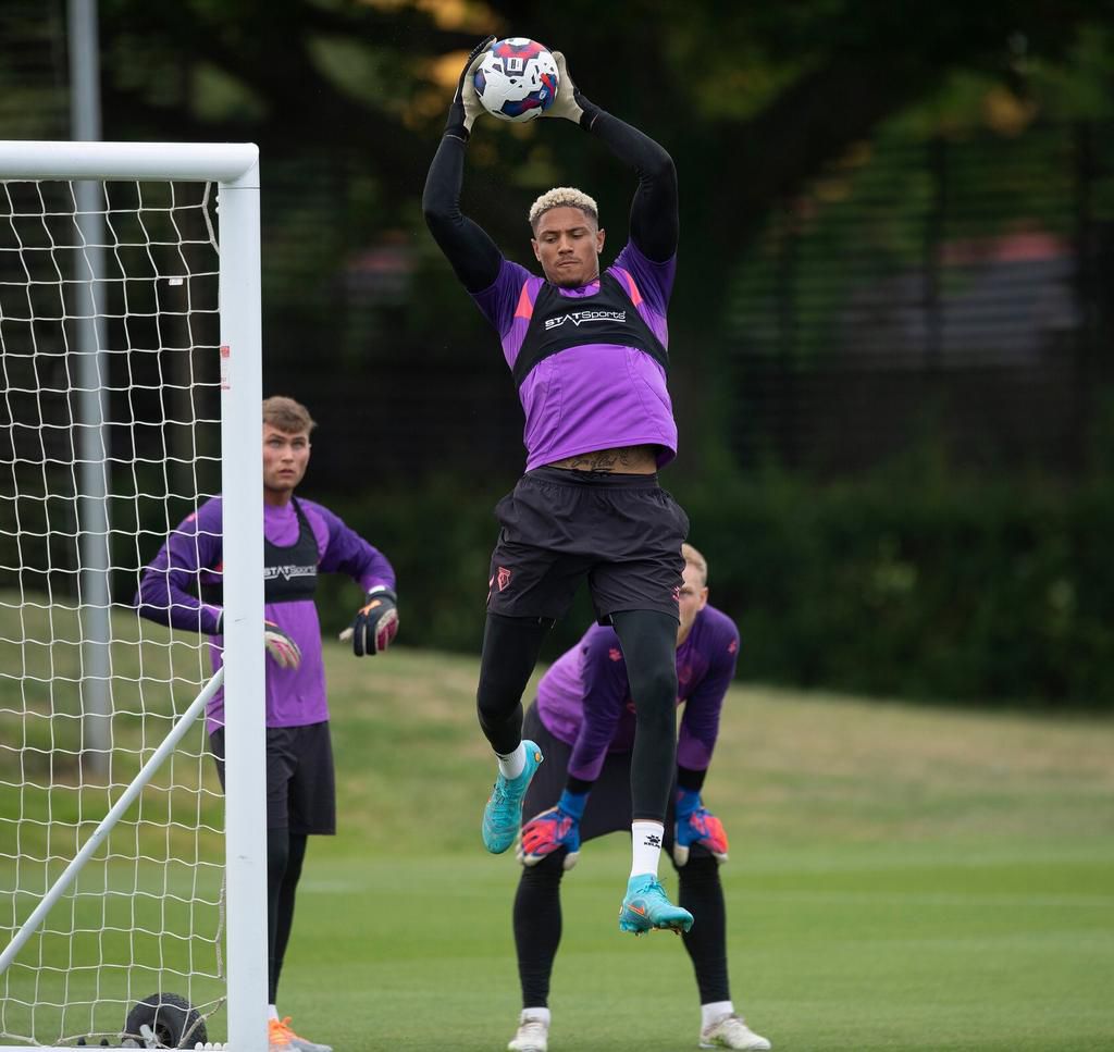 Maduka Okoye lost the battle to become Watford's number one