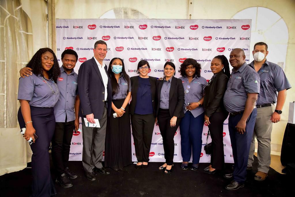 Cross Section of Kimberly-Clark Nigeria Staff