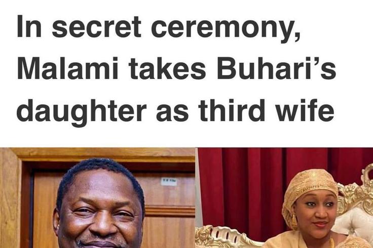 AGF Malami marries Buhari's daughter as 3rd wife.