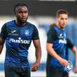 Ademola Lookman in his first training session with Atalanta.