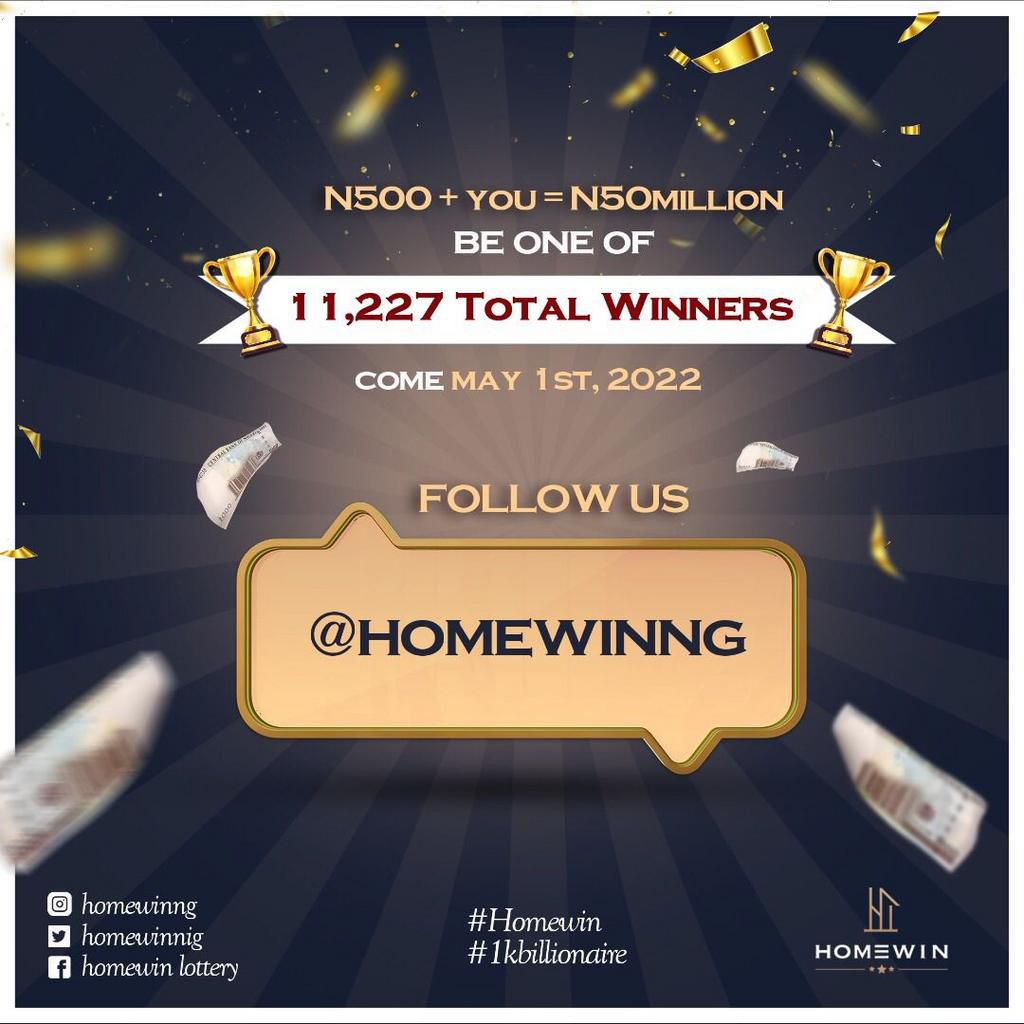 Homewin, the biggest promo that is set to put a smile on the faces of Nigerians