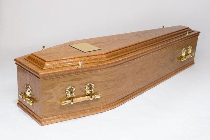 A coffin