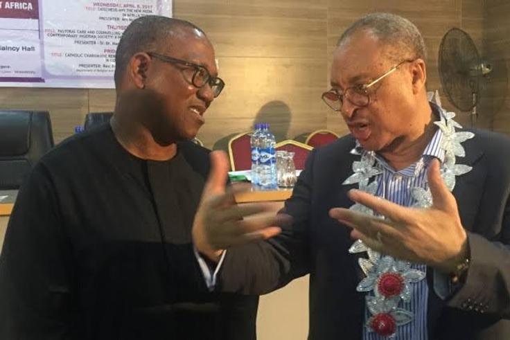 Pat Utomi says Labour Party trying to woo Peter Obi. [Naija News]