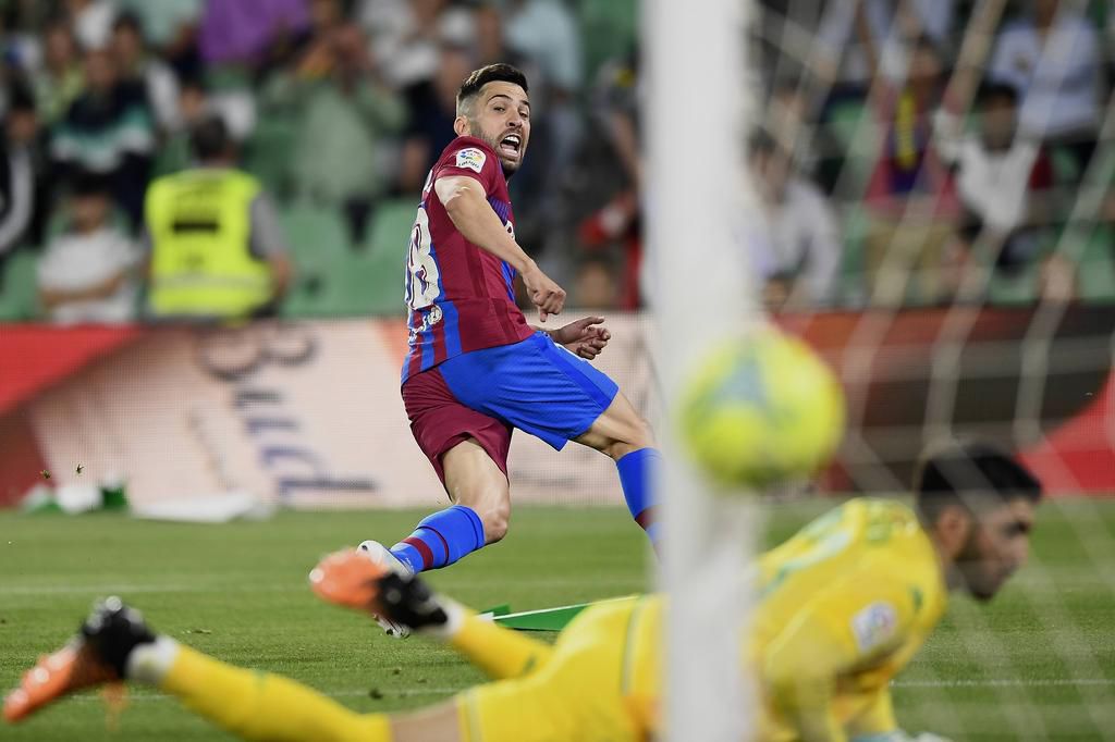 Jordi Alba scorred the winner for Barcelona against Real Betis on Saturday night