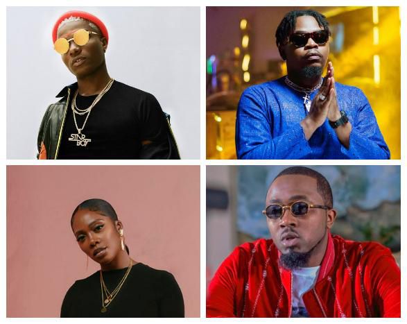 Wizkid, Olamide, Tiwa Savage, Ice Prince