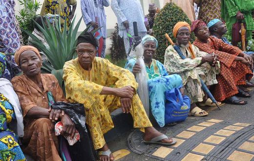 Protest by Nigeria Union of Pensioners Lagos state (Guardian)