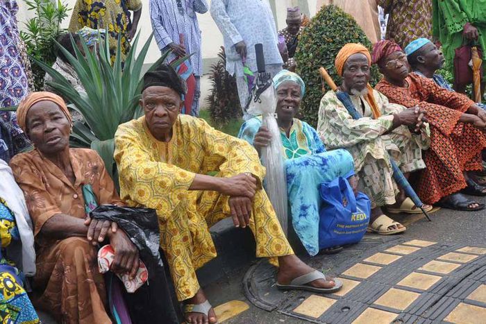 Protest by Nigeria Union of Pensioners Lagos state (Guardian)