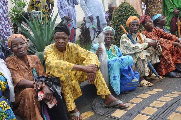 Protest by Nigeria Union of Pensioners Lagos state (Guardian)