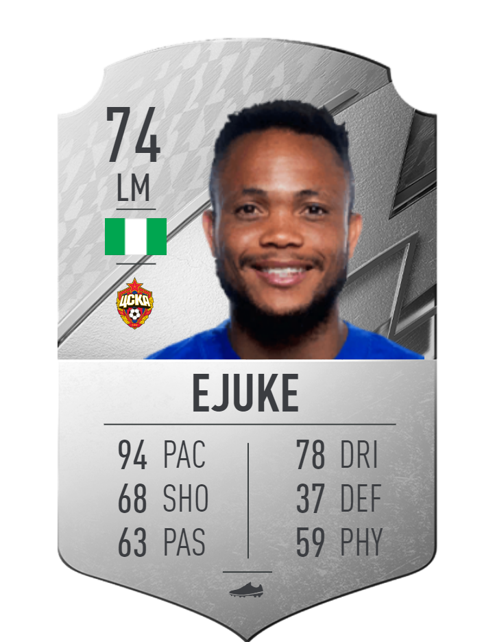 Chidera Ejuke FIFA 22 OVR