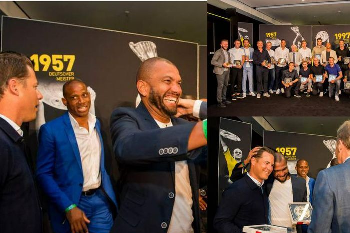 Former Super Eagles captain Sunday Oliseh returns to Borussia Dortmund [Photos]