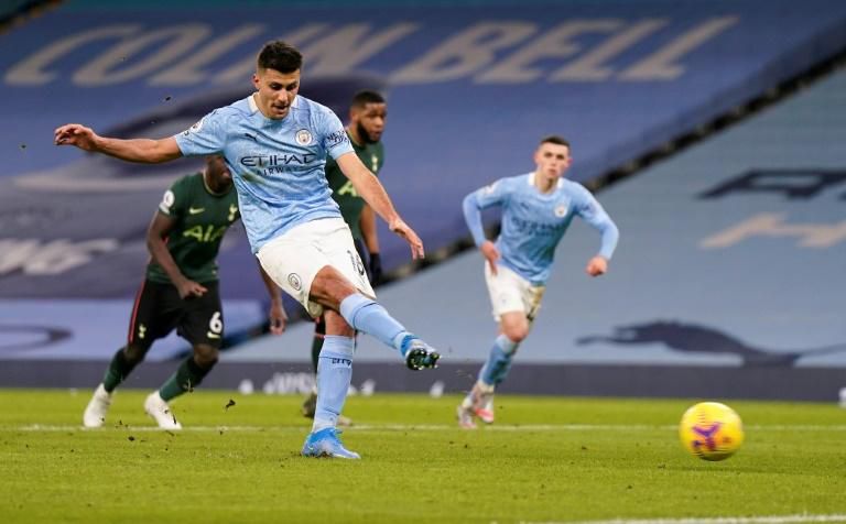 Rodrigo's penalty opened the scoring for Manchester City