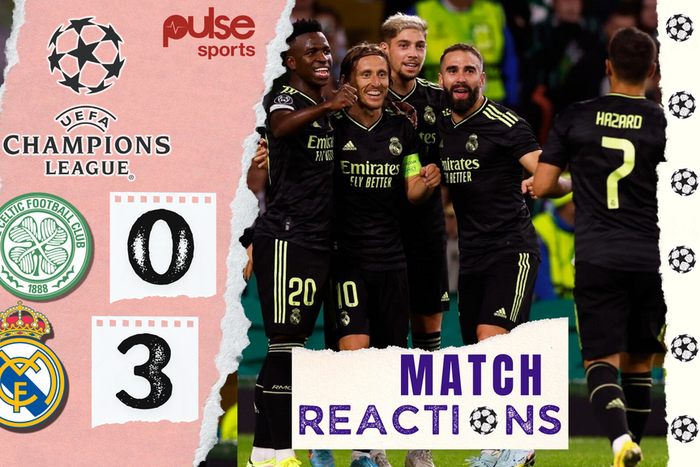 Real Madrid cruised to a 3-0 win over Celtic in the Champions League on Tuesday night