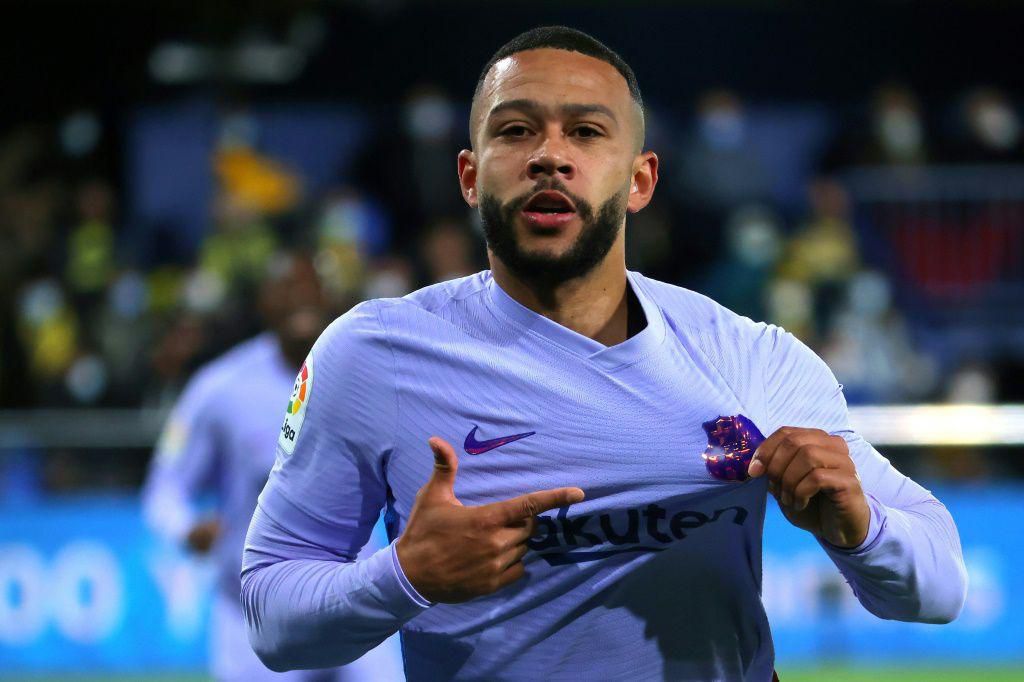Memphis Depay gave Barcelona a late lead against Villarreal in La Liga on Saturday
