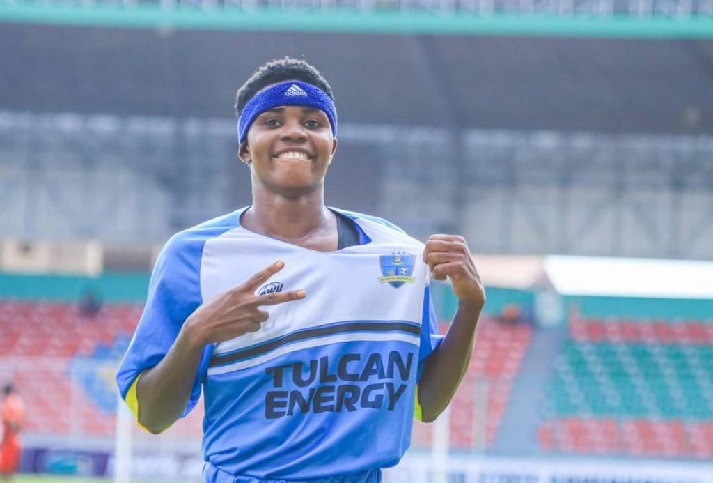 Monday Gift has scored six (goals) in the Super 6.