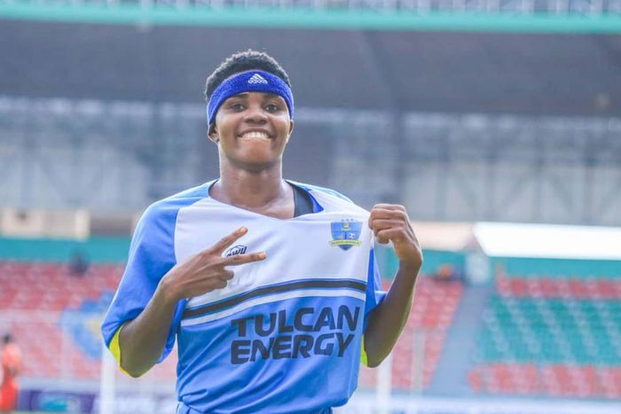 Monday Gift has scored six (goals) in the Super 6.