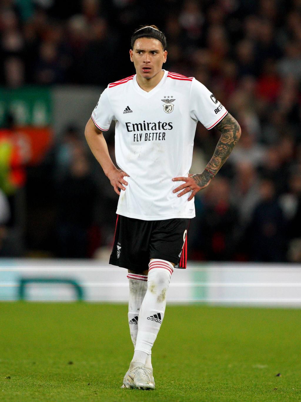 Darwin Nunez scored for Benfica against Liverpool on Wednesday