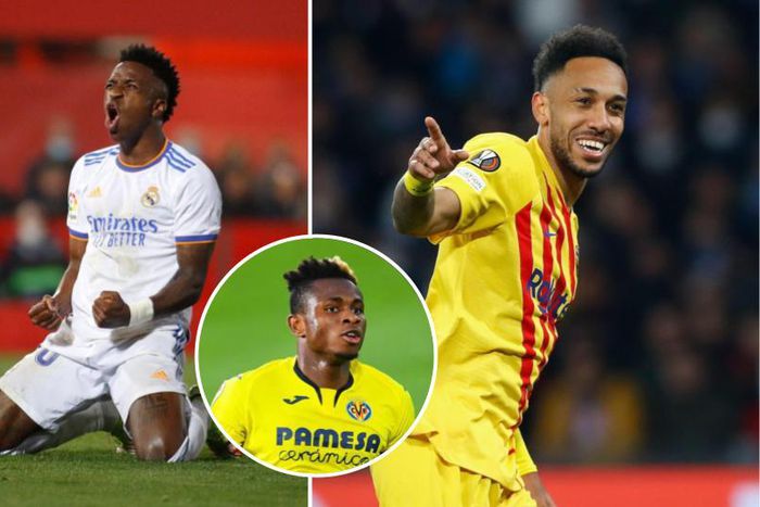 Vinicius, Chukwueze and Aubameyang are expected to play active roles for their respective clubs this weekend in the La Liga.