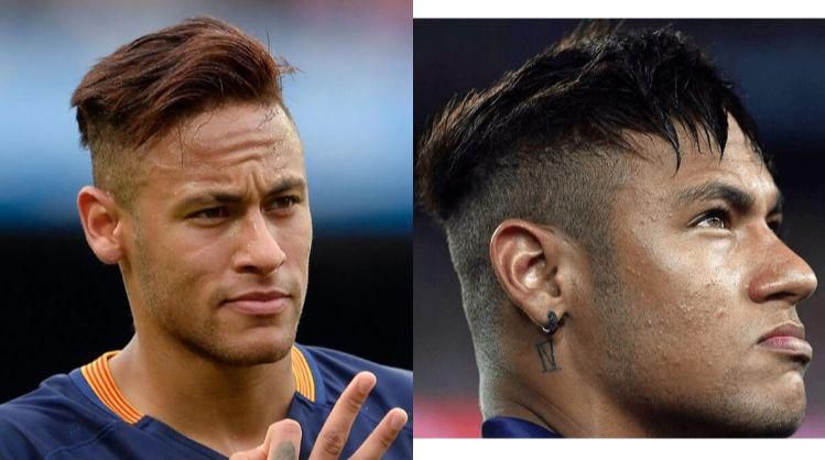 Neymar's Tiny Pompandour haircut
