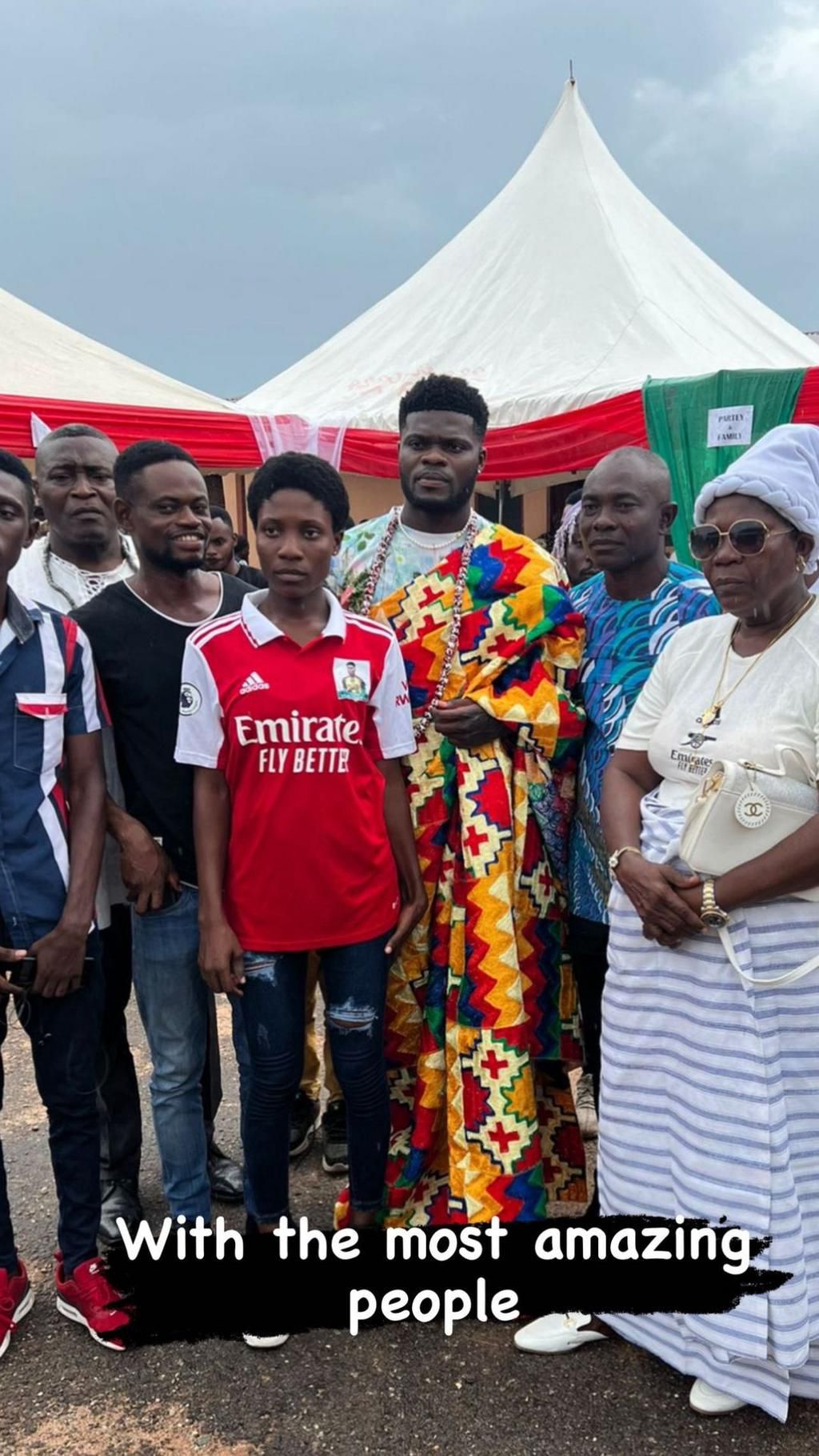 Thomas Partey bags chieftaincy title for helping Ghana beat Nigeria to World Cup ticket [Photos]