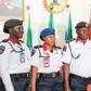 NSCDC officers get special uniform to be worn on Tuesdays. [Twitter:@raufaregbesola]