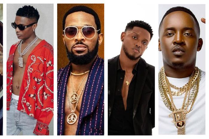 Burna Boy, Wizkid, D'banj, Chike, MI