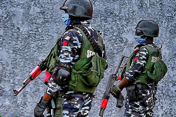 Officers of the Nigerian police