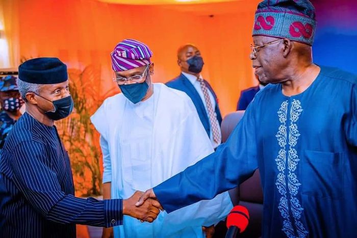 Tinubu, Osinbajo meet with south-west APC leaders over 2023 presidency .