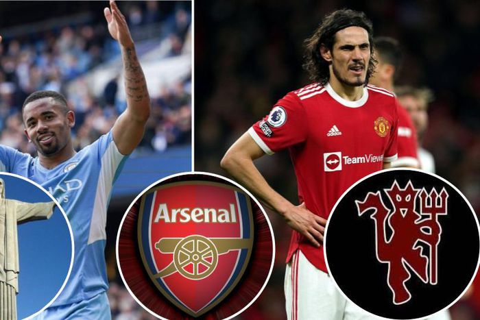 Arsenal must choose between Gabriel Jesus and Red Devil Edinson Cavani