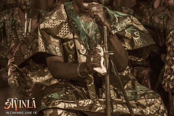 Adedimeji Lateef as Ayinla Omowura in upcoming biopic [Instagram/tkelani]