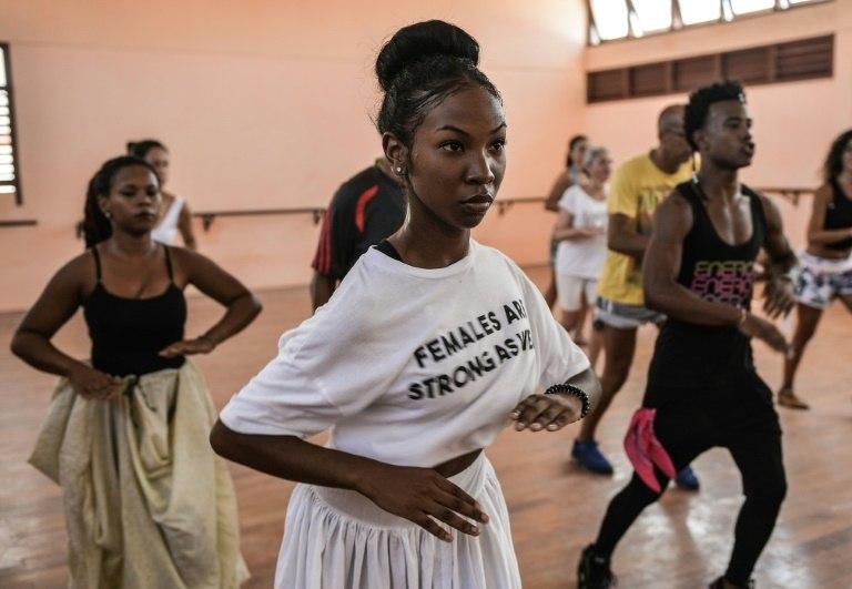 Rumba is serious business with locals and tourists alike taking dance classes in Havana