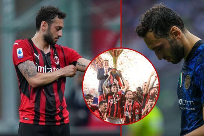 Hakan Calhanoglu has played for both Milan clubs in the last two seasons and still not won a Scudetto