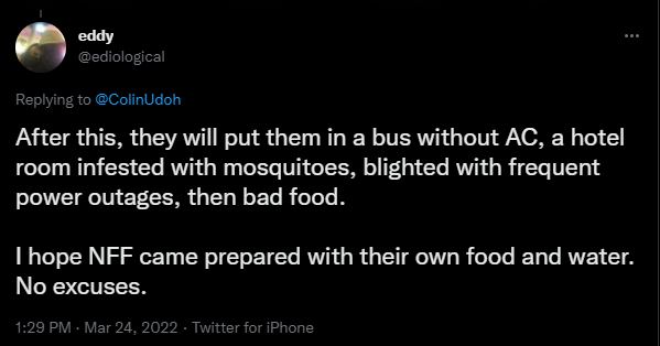 Super Eagles Kumasi Airport reactions