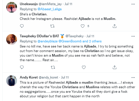 Ajibade : Christian or Muslim