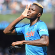 Victor Osimhen was on target for Napoli on Sunday