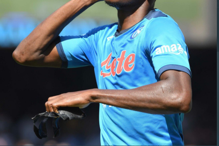 Victor Osimhen was on target for Napoli on Sunday