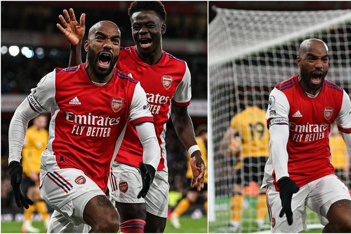 Lacazette earned Arsenal all three points against Wolves