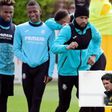 Samuel Chukwueze spotted in training ahead of Villarreal's clash with Bayern Munich.