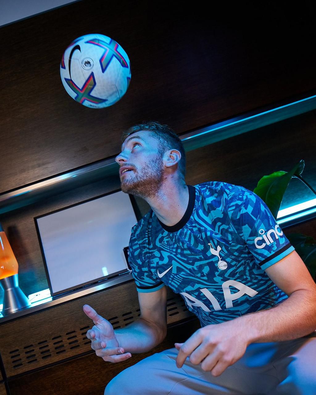 Tottenham players sporting the new kit