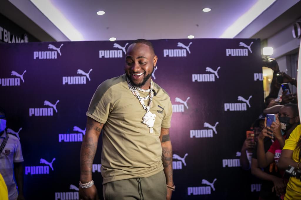 An evening of fun & shopping as PUMA hosts DAVIDO to a meet & greet event at the Palms Mall, Lekki