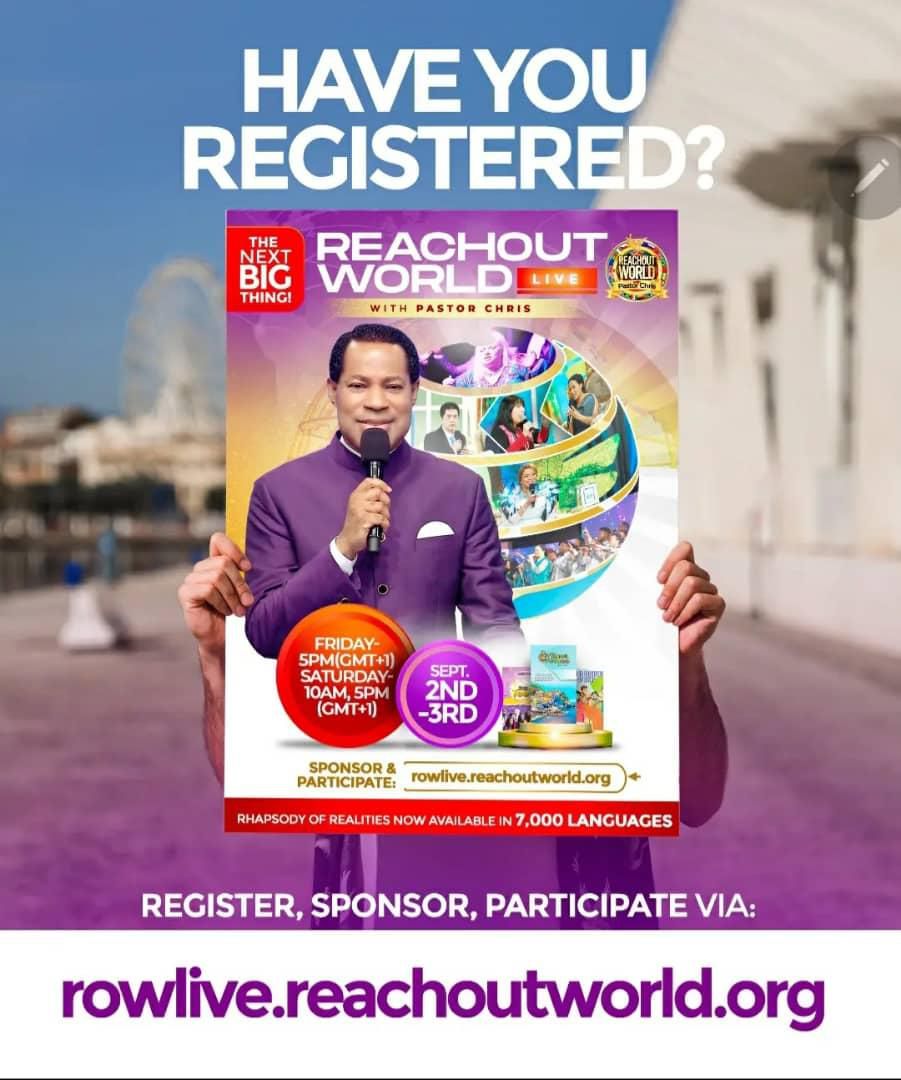 Rhapsody of Realities hits 7,000 languages, hosts #ReachOutWorldLive with Pastor Chris