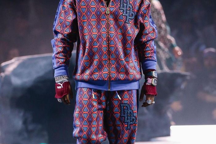 Davido walking the Puma runway [Instagram/Davido]