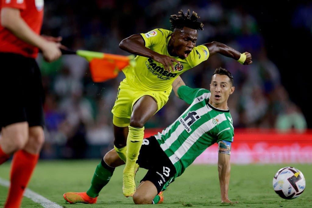 Samuel Chukwueze came in as a 54th minute substitute against Real Betis
