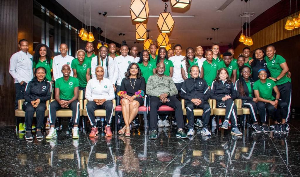 Super Falcons touch down in Casablanca for 2022 WAFCON