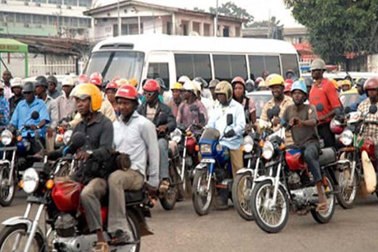 Okada riders protest incessant extortion, arrest by police in Lagos. [Independent]