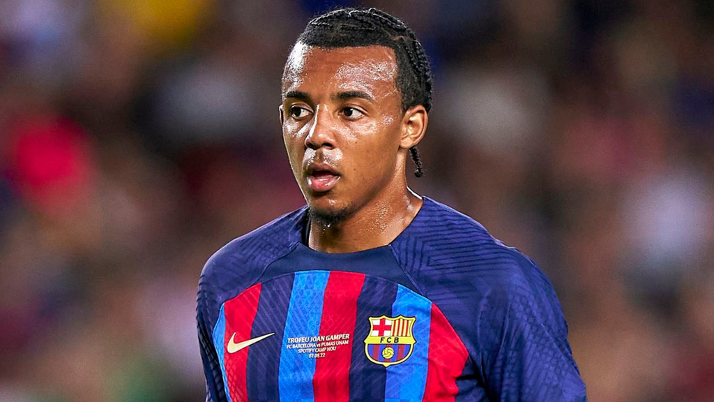 Barcelona defender Jules Kounde is still yet to be registered