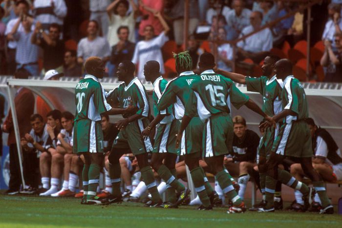 Okocha, Taribo and Oliseh during their time together in the national team