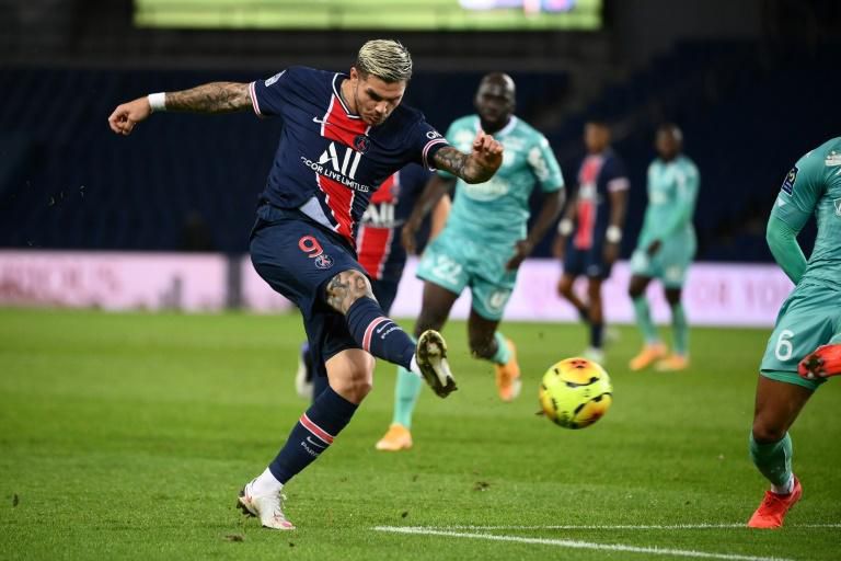 Paris Saint-Germain's Mauro Icardi is out of their Champions League opener against Manchester United because of injury