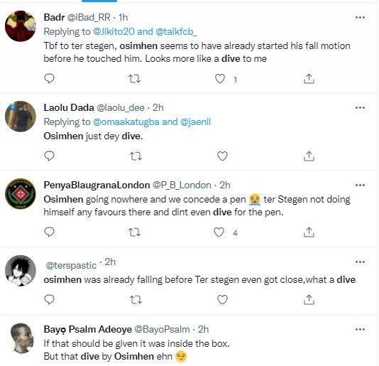 Osimhen and Pique clashed  Barcelona thrash Napoli